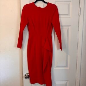 H&M Red Midi Dress